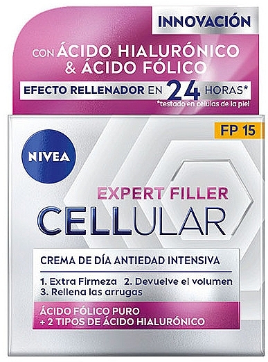 Intensive Rejuvenating Day Cream SPF15 - Nivea Expert Filler Cellular Intensive Anti-Aging Day Cream SPF15 — photo N1