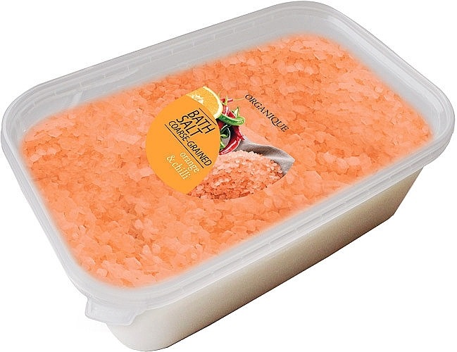 Coarse-Grained Bath Salt "Orange and Chilli" - Organique Bath Salt Orange & Chili — photo N1