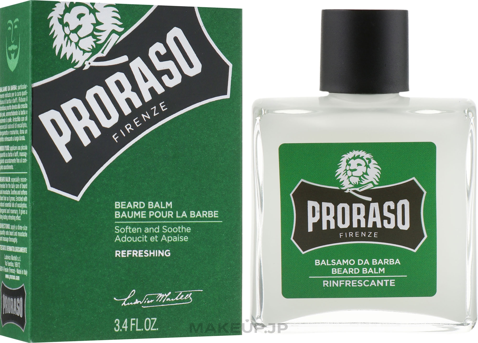 Bergamot, Eucalyptus & Rosemary Beard Balm - Proraso Beard Balm — photo 100 ml