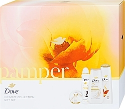 Set - Dove Pamper Ultimate Collection Gift Set (shm/250ml + deo/150ml + sh/gel/225ml + b/cr/300ml)	 — photo N1