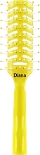 Fragrances, Perfumes, Cosmetics Rectangular Vented Hair Brush, yellow - Disna Pharma