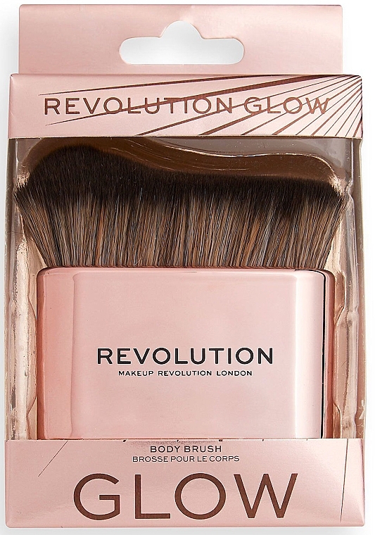 Makeup Brush - Makeup Revolution Shimmer Oil B Glow Body Blending Brush — photo N2
