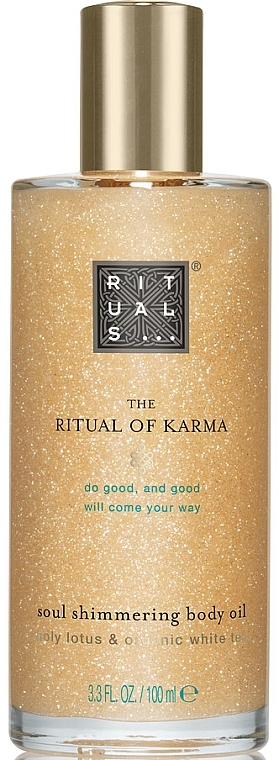 Body Oil Spray - Rituals The Ritual of Karma Body Shimmer Oil — photo N1