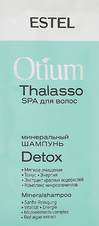 GIFT! Mineral Detox Shampoo - Estel Professional Otium Thalasso Detox Mineral Shampoo (sample) — photo N1