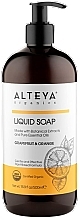 Fragrances, Perfumes, Cosmetics Grapefruit & Orange Liquid Soap - Alteya Organic Liquid Soap Grapefruit & Orange