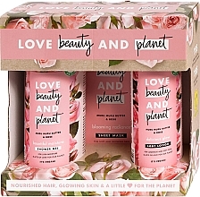 Fragrances, Perfumes, Cosmetics Set - Love Beauty&Planet Muru Muru Butter&Rose Set (sh/gel/500ml + mask/29.7g + b/lot/400ml)