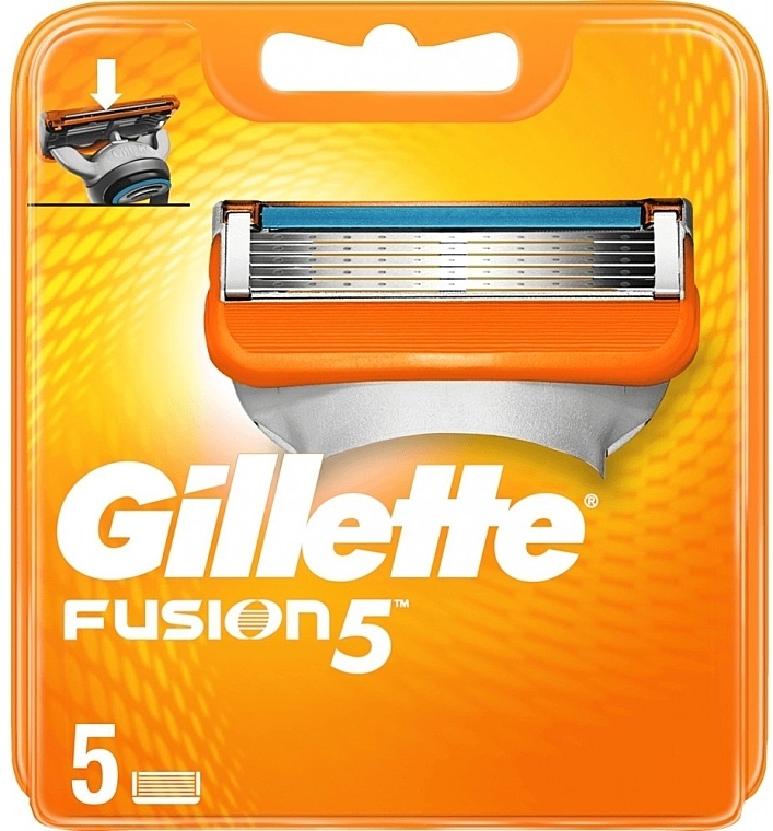 Replacement Shaving Razors, 5 pcs. - Gillette Fusion 5 — photo N1