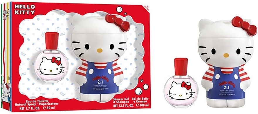 Air-Val International Hello Kitty - Set (edt/50 ml + sh/gel/shm/400 ml) — photo N1