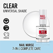 7-in-1 Nail Polish Base and Top Coat - Rimmel Nail Nurse 7 in 1 Nail Treatment — photo N8