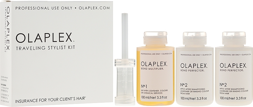 Coloring Protection Hair Travel Set - Olaplex Traveling Stylist Kit — photo N1