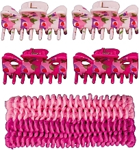 Claw Clip Set, pink - Titania — photo N4