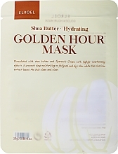 Fragrances, Perfumes, Cosmetics Hydrating Sheet Mask - Elroel Golden Hour Mask Shea Butter Hydrating