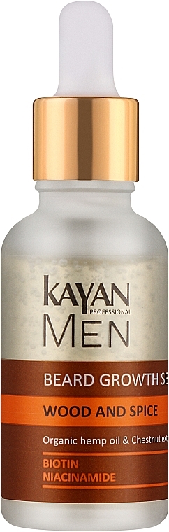 Beard Growth Serum - Kayan Professional Men Beard Growth Serum — photo N1