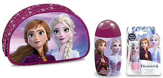 Set - Lorenay Frozen Toiletry Bag (sh/gel/120ml + lip/balm/4g + bag) — photo N1