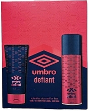 Fragrances, Perfumes, Cosmetics Set - Umbro Defiant (sh/gel/150ml + deo/150ml)