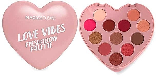 Eyeshadow Palette - Magic Studio Love Vibes Heart Eyeshadow Palette — photo N1