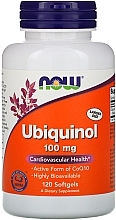 Capsules "Ubiquinol", 100mg - Now Foods Ubiquinol 100mg Softgels — photo N6