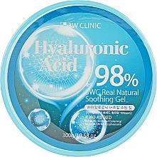 Fragrances, Perfumes, Cosmetics Universal Hyaluronic Acid Gel - 3W Clinic Hyaluronic Acid Natural Soothing Gel