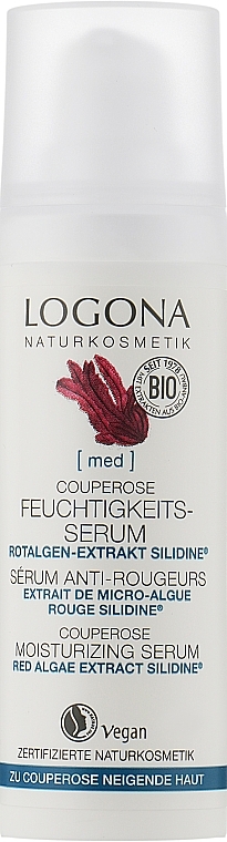 Moisturizing Anti-Couperose Bioserum - Logona Feuchtigkeits Serum Silidine — photo N1