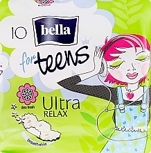 Fragrances, Perfumes, Cosmetics Pantiliners For Teens Ultra Relax, 10 pcs - Bella