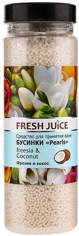Bath Beads - Fresh Juice Bath Bijou Rearls Freesia and Coconut — photo N1