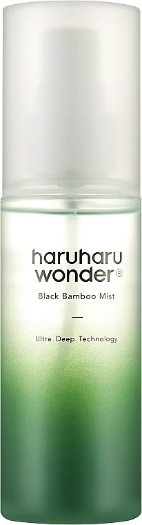 Facial Black Bamboo Extract Spray - Haruharu Wonder Black Bamboo Mist — photo N1