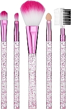 Fragrances, Perfumes, Cosmetics Makeup Brushes Set, 21HZ050, pink - Man Fei