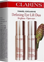 Fragrances, Perfumes, Cosmetics Face Care Set - Clarins Travel Exclusive Defining Eye Lift Duo (serum/2x15ml)