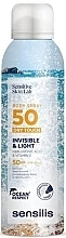 Sunscreen Body Spray - Sensilis Invisible & Light Dry Touch Body Spray SPF50+ — photo N1