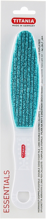 Double-Sided Foot File, turquoise - Titania — photo N1