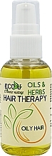 Treatment for Oily Scalp - Eco U Hair Therapy Oils & Herbs Oily Hair — photo N1