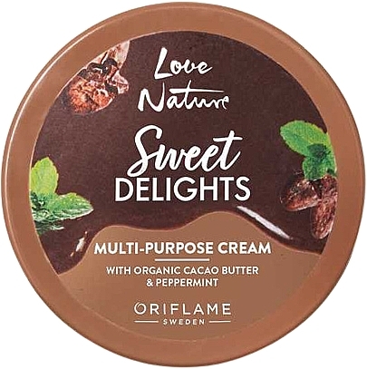 Multifunctional Cream with Organic Cocoa Butter and Mint - Oriflame Love Nature Multi-Purpose Cream — photo N2