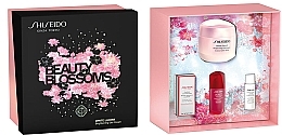 Set - Shiseido White Lucent Beauty Blossoms Holiday Kit (f/cr/50ml + f/foam/5ml + f/softner/7ml + conc/10ml) — photo N1