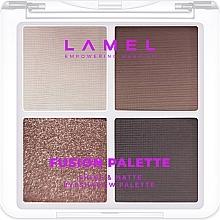 Eyeshadow Palette - LAMEL Make Up Fusion Palette Eyeshadow — photo N1