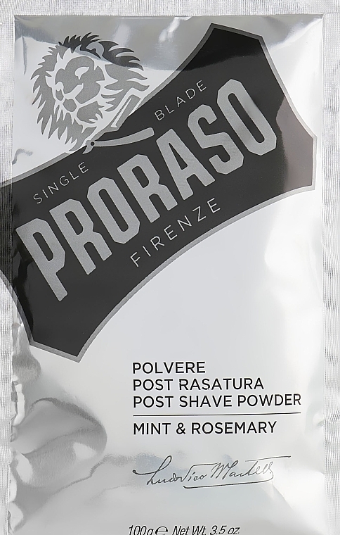 After Shave Powder with Mint and Rosemary - Proraso Mint & Rosemary Post Shave Powder — photo N1