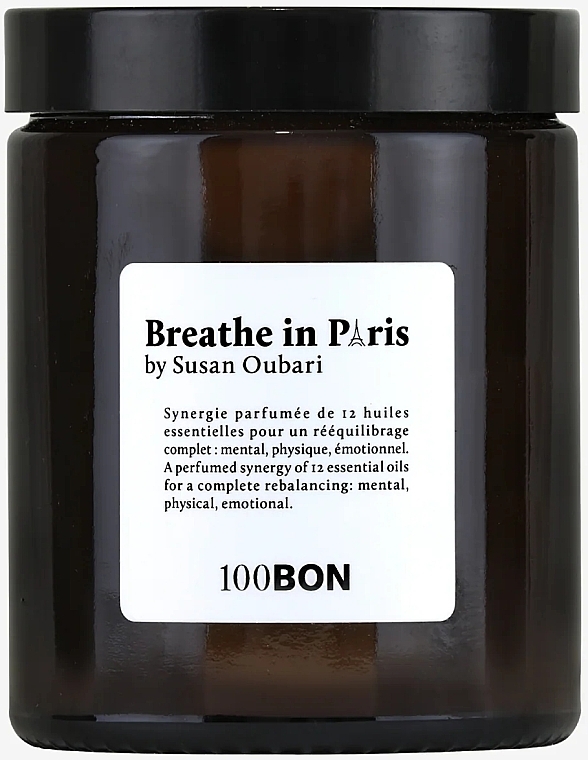 Scented Candle - 100BON x Susan Oubari Breathe In Paris Scented Candle — photo N1