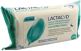 Antibacterial Intimate Wash Wet Wipes - Lactacyd — photo N1