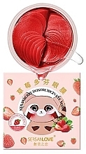 Fragrances, Perfumes, Cosmetics Strawberry Extract Eye patches - Sersanlove Strawberry Doxorubicin Eye Mask
