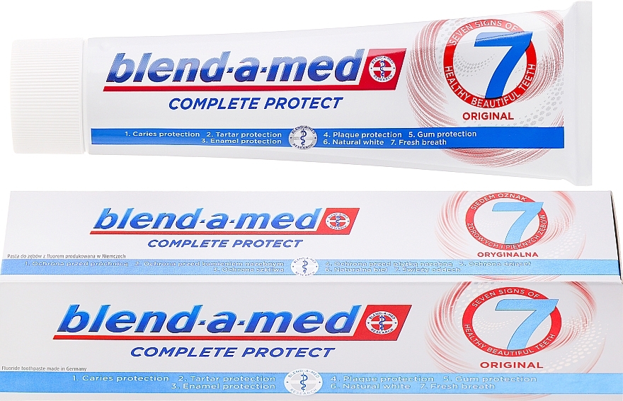 Toothpaste - Blend-a-med Complete Protect 7 Original — photo N1