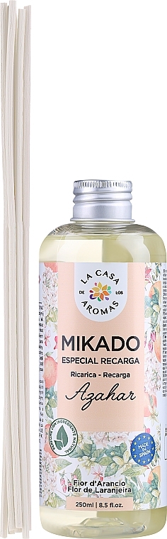 Reed Diffuser Refill "Orange Blossom" - La Casa de Los Aromas Mikado Refill — photo N1