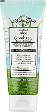 Face Cleansing Foam with Aloe Vera & Green Tea Extracts - Grace Day Real Fresh Aloe Green-Tea Foam Cleanser — photo N1