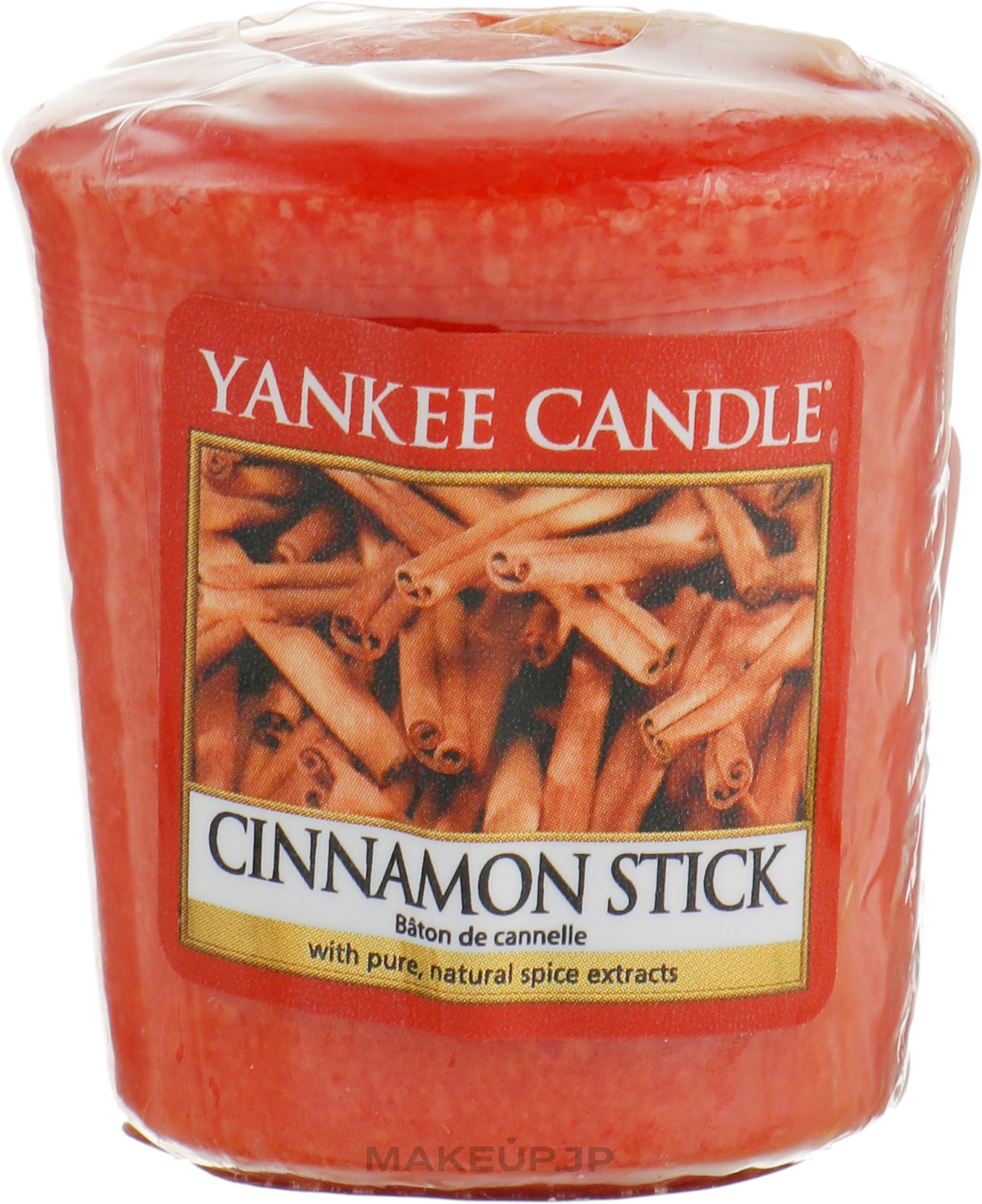 Scented Candle "Cinnamon Stick" - Yankee Candle Scented Votive Cinnamon Stick — photo 49 g