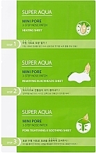 Fragrances, Perfumes, Cosmetics Cleansing Nose Strips - Missha Super Aqua Mini Pore 3-Step Nose Patch 