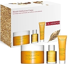 Fragrances, Perfumes, Cosmetics Bundle - Clarins Aroma (b/scr/250g + b/oil/30ml + b/balm/30ml)