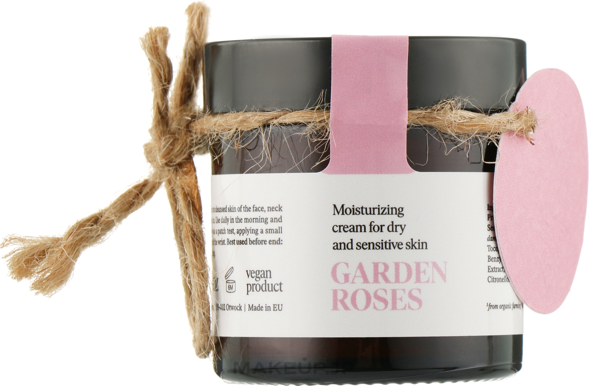Dry and Sensitive Skin Moisturizing Face Cream - Make Me BIO Garden Roses — photo 60 ml