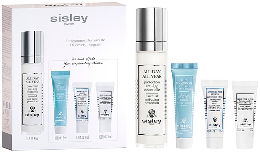 キット - Sisley All Day All Year (cr/50ml + remov/15ml + mask/10ml + neck/cr/10ml) — photo N2