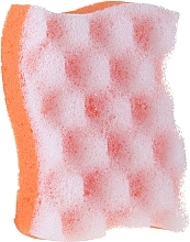 Fragrances, Perfumes, Cosmetics Shower Sponge 6048, white-orange - Donegal