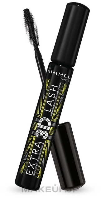 Lash Mascara - Rimmel 3D Extra Lash Mascara  — photo 003 - Extreme Black