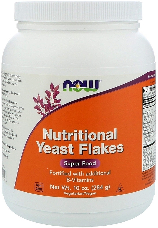 Nutritional Yeast Food Supplement, flakes - Now Foods Nutritional Yeast Flakes — photo N2