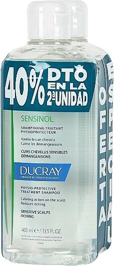 Set - Ducray Sensinol Protective Shampoo (shmp/2x400ml) — photo N3